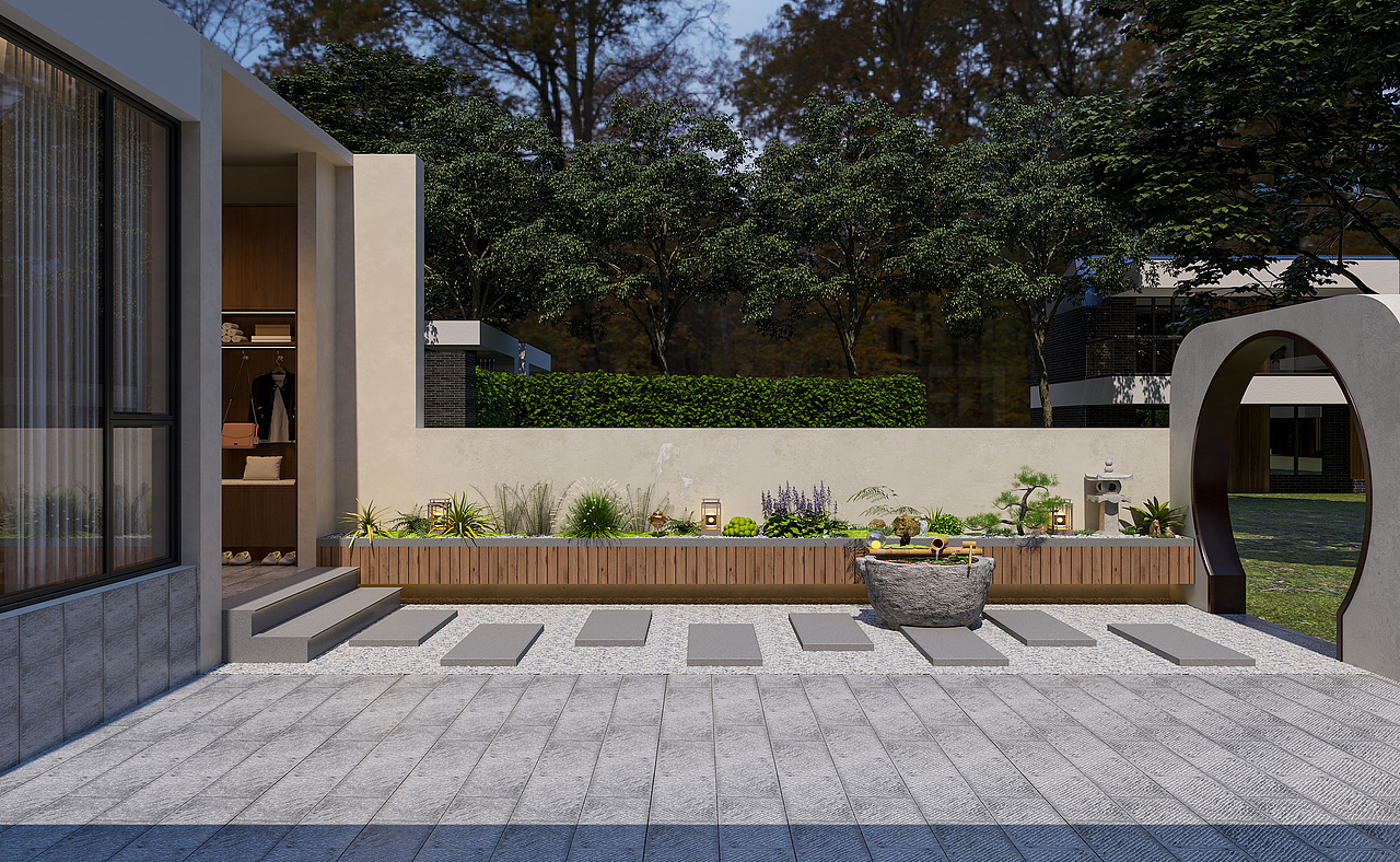 宋式韵味别墅效果图