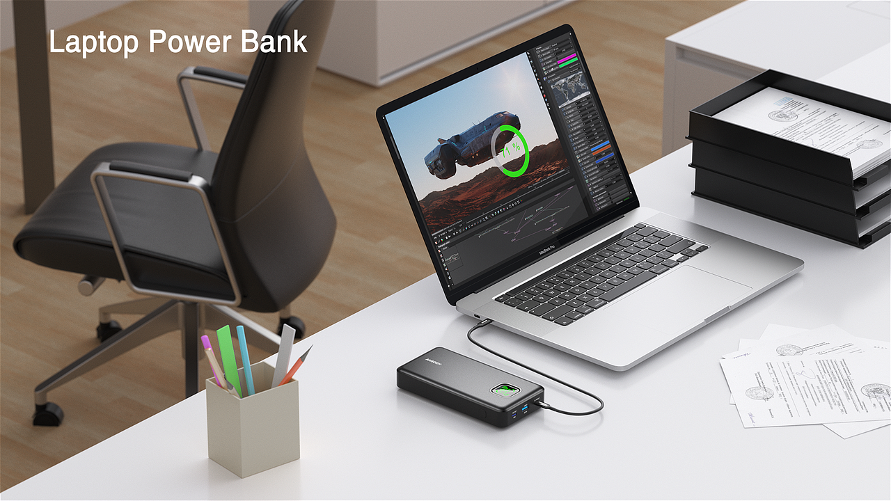 ANSODY 笔记本移动电源 视频渲染
