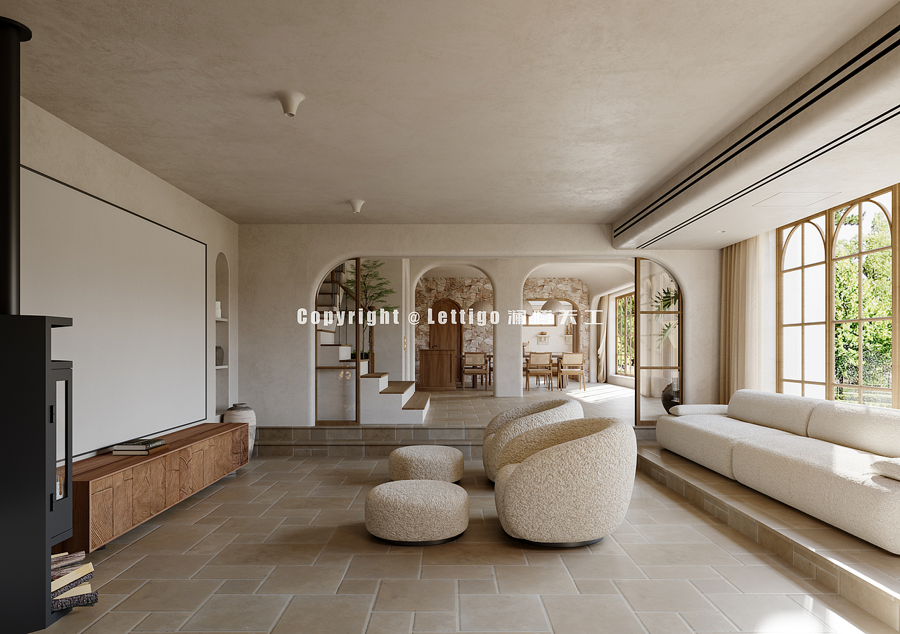 穹顶大气美式别墅（图ZMzg4NzE0NzYw） - 家装设计 - 站酷设计师澜腾天工W原创素材 - 站酷ZCOOL