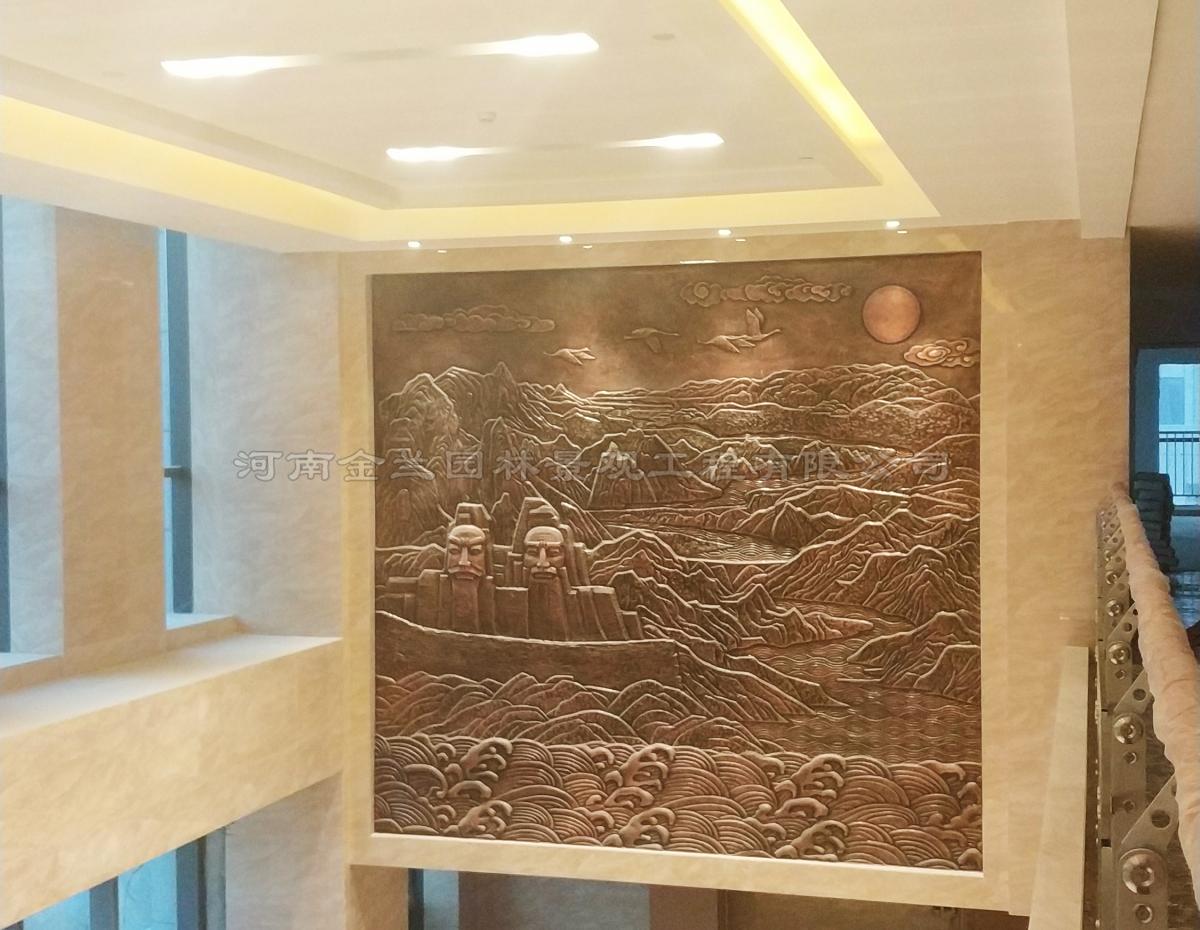 办公空间紫铜浮雕壁画设计定制——承制大唐电力郑州研究院紫铜浮雕壁画纪实（图ZMTUwNjMwODQ=） - 资讯 - 站酷设计师浮雕设计定制公司原创素材 - 站酷ZCOOL