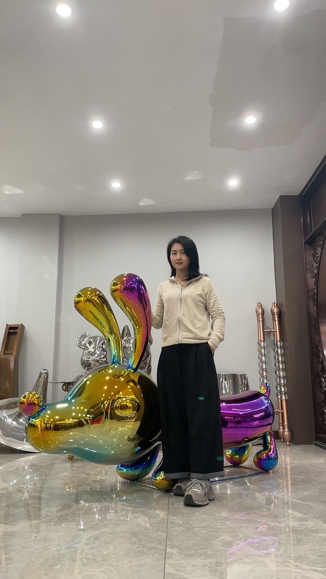 流淌的七彩颜色，随机电镀七彩不锈钢腊肠狗（图ZMzg4NzIwODQw） - 其他工业/产品 - 站酷设计师恒鑫踏不锈钢制品原创素材 - 站酷ZCOOL