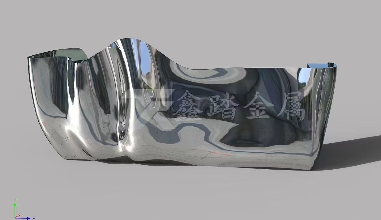 不规则波浪起伏金属吧台，流动创意不锈钢接待台（图ZMzg4NzIyNDM2） - 其他工业/产品 - 站酷设计师恒鑫踏不锈钢制品原创素材 - 站酷ZCOOL