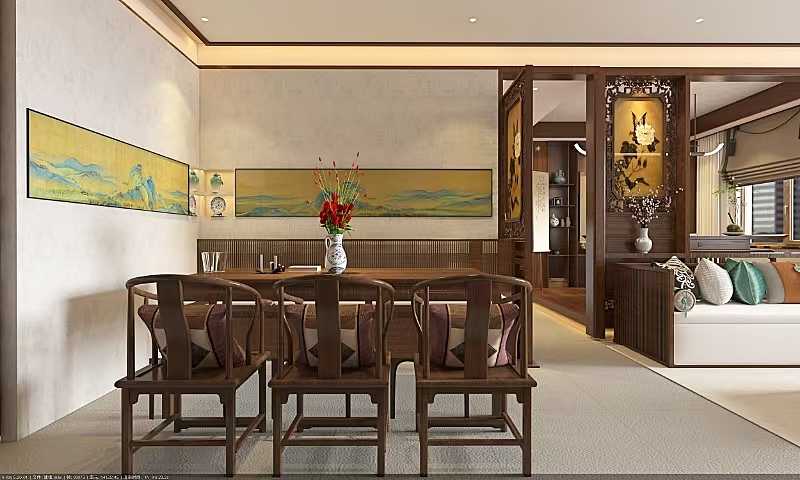 京派宋式美学客厅