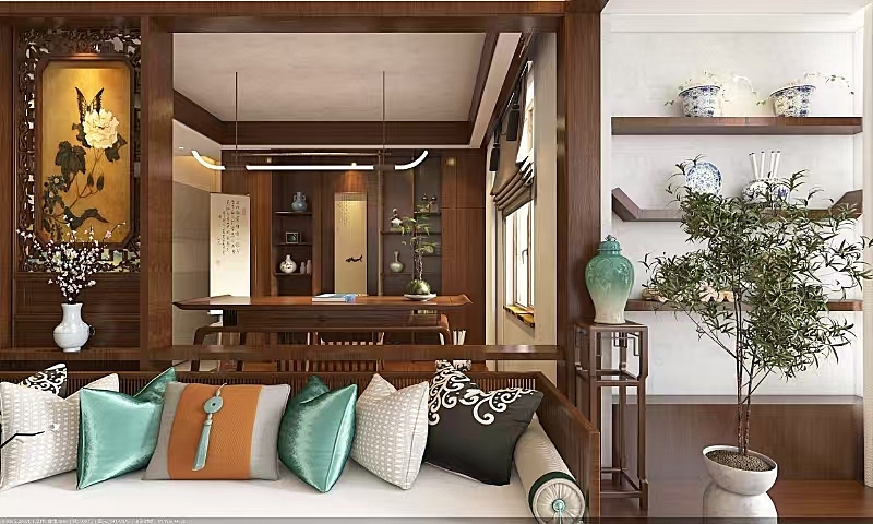 京派宋式美学客厅