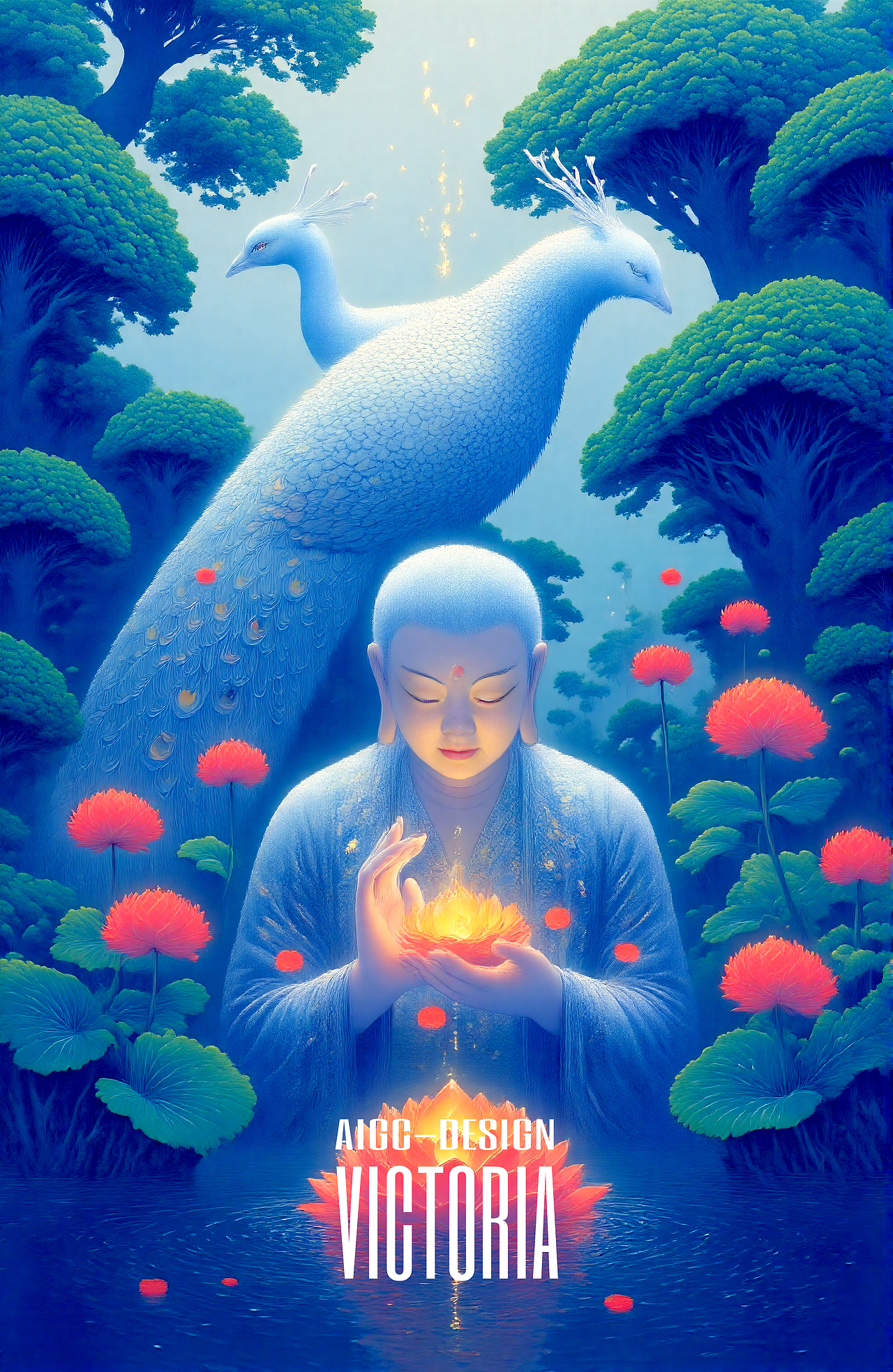 AIGC-《雀潭怪语》（图ZMzg4NzQxMDA0） - AI作品 - 站酷设计师AIGCVictoria原创素材 - 站酷ZCOOL