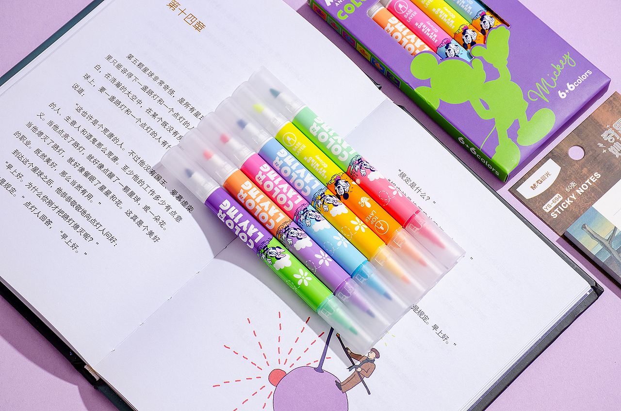 文具 双头叠色荧光笔产品拍摄（图ZMzg4NzQ3MjMy） - 产品摄影 - 站酷设计师摄影师老张原创素材 - 站酷ZCOOL