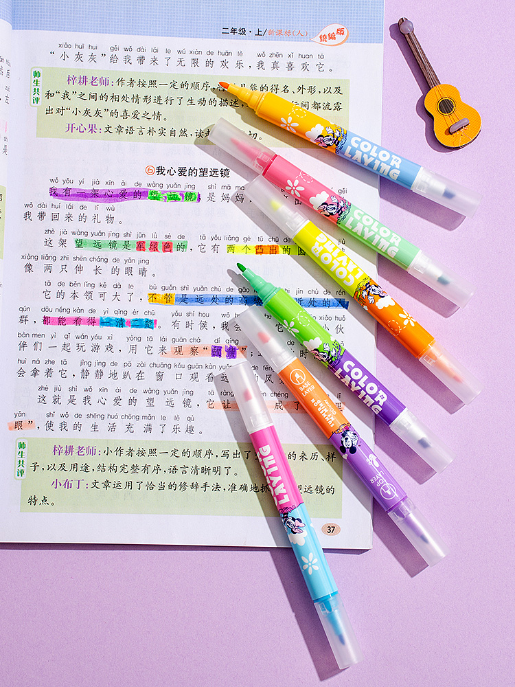 文具 双头叠色荧光笔产品拍摄（图ZMzg4NzQ3MjQ0） - 产品摄影 - 站酷设计师摄影师老张原创素材 - 站酷ZCOOL