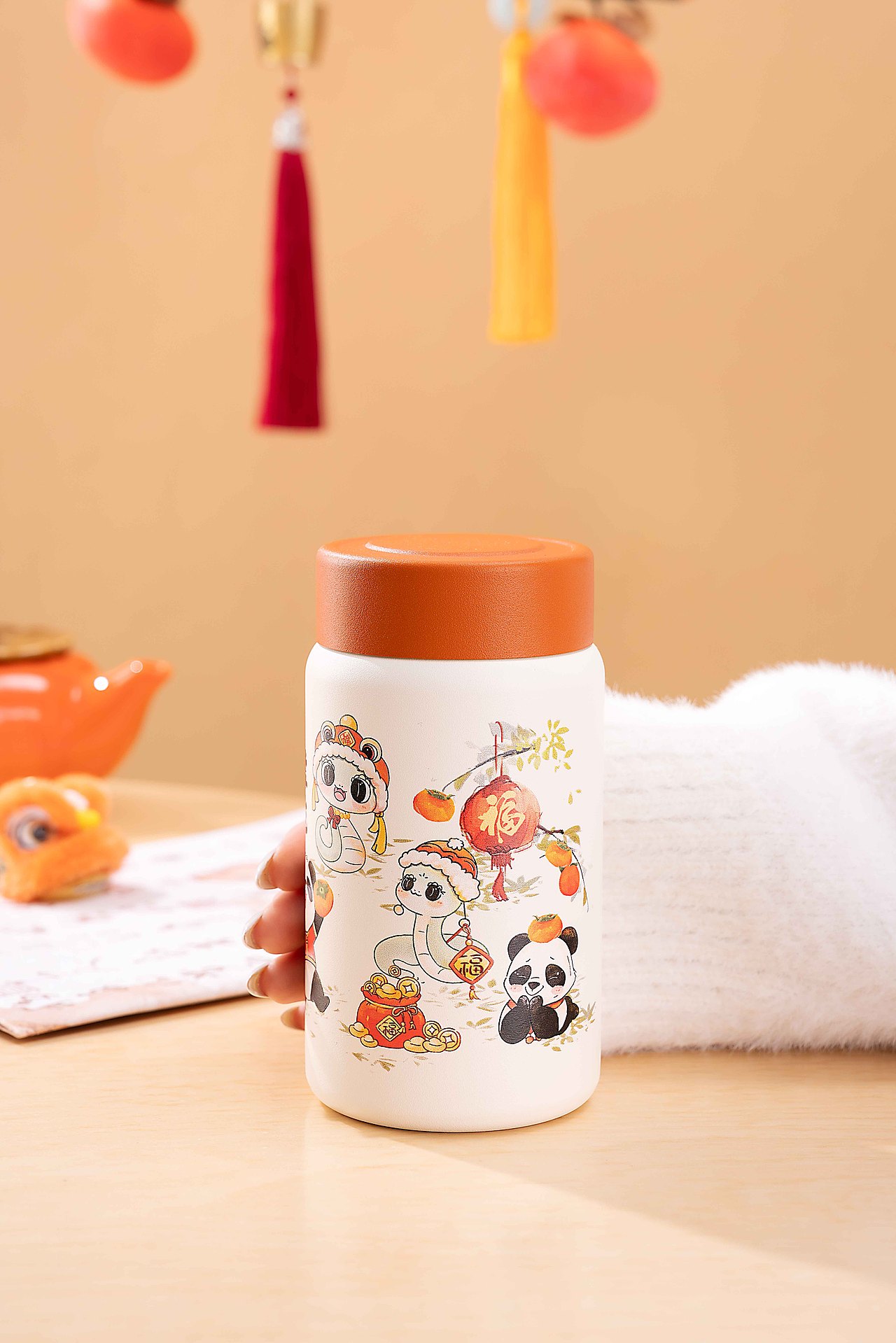 水杯摄影✖️好柿发生 保温杯 静物拍摄