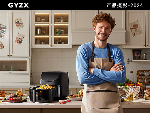 产品摄影｜chefree空气炸锅｜家用大容量电烤箱