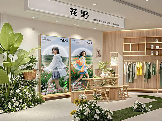 花野轻户外时装品牌设计 | 服装品牌视觉提案