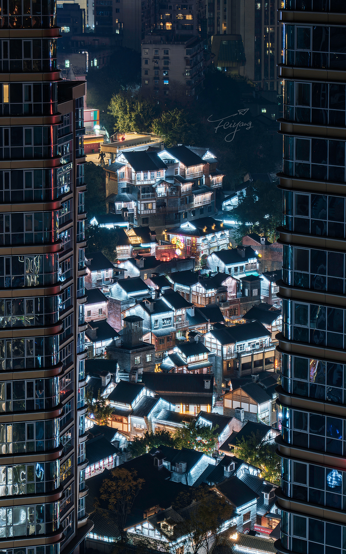 8D魔幻 重庆折叠（图ZMzg4NzgzOTA0） - 风光摄影 - 站酷设计师设计师飞杨原创素材 - 站酷ZCOOL