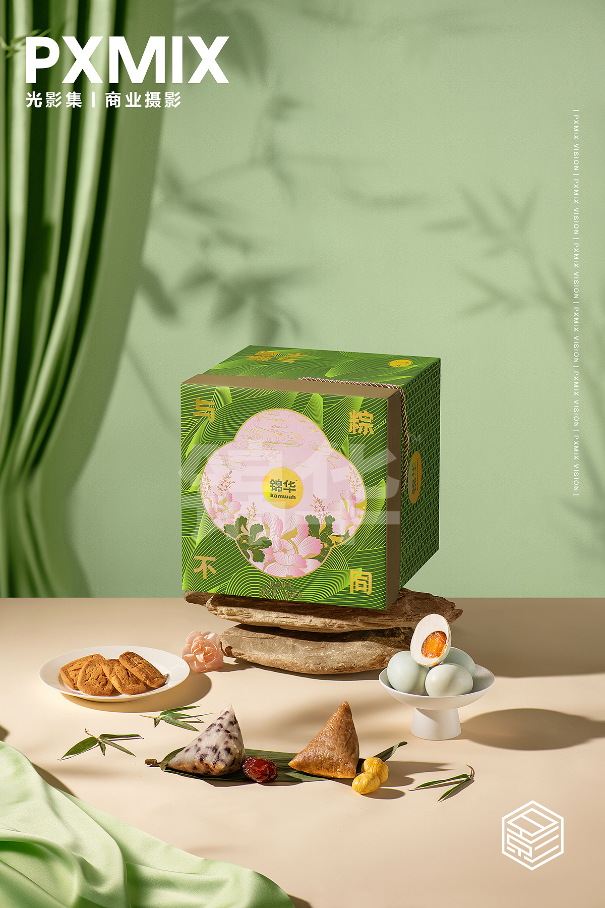 礼盒摄影丨锦华食品粽礼 x 光影集 PXMIX（图ZMzg4Nzk0NjA0） - 产品摄影 - 站酷设计师光影集原创素材 - 站酷ZCOOL