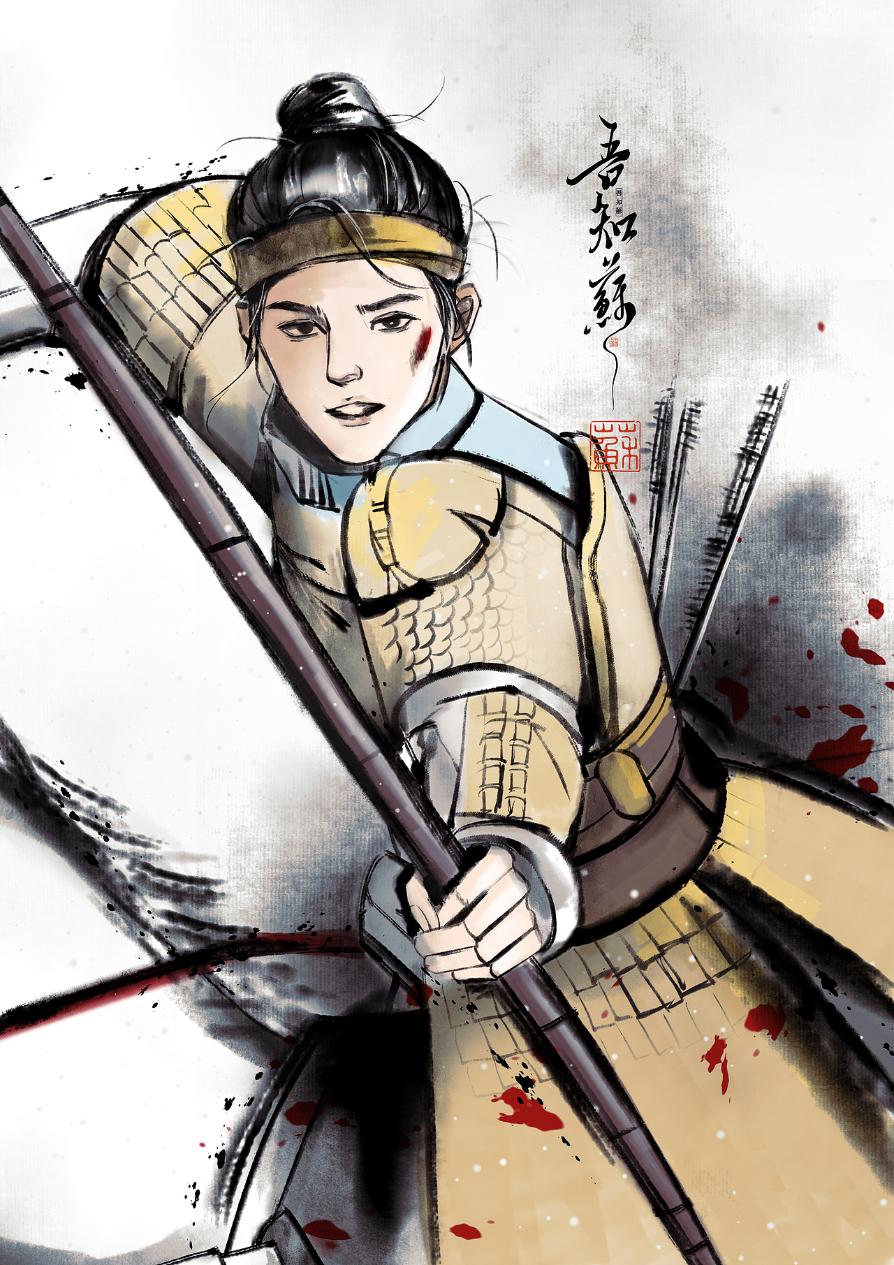 水墨合集（图ZMzg4Nzk1NTQw） - 商业插画 - 站酷设计师吾知苏原创素材 - 站酷ZCOOL