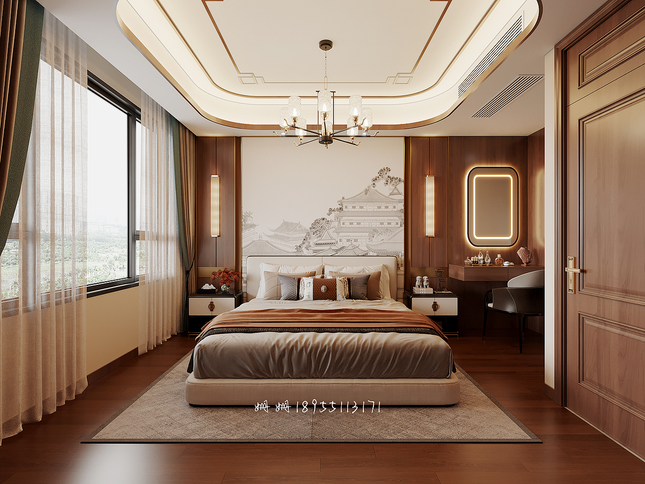 新中式轻奢大平层，重新定义都市光影中的东方美学（图ZMzg4Nzk4MzUy） - 家装设计 - 站酷设计师姗姗18955113171原创素材 - 站酷ZCOOL