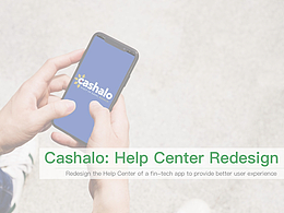 Cashalo用户帮助中心重设计