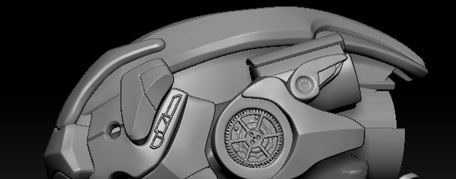 硬表面zbrush雕刻