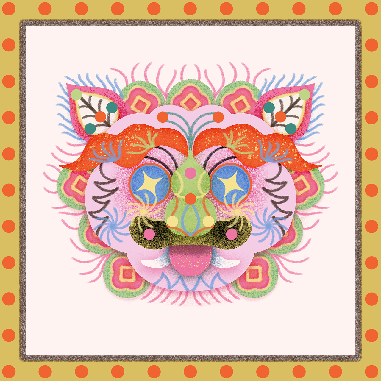 虎頭虎腦（圖ZMzg4ODAzMzY4） - 創(chuàng)作習作 - 站酷設計師貓小燕原創(chuàng)素材 - 站酷ZCOOL