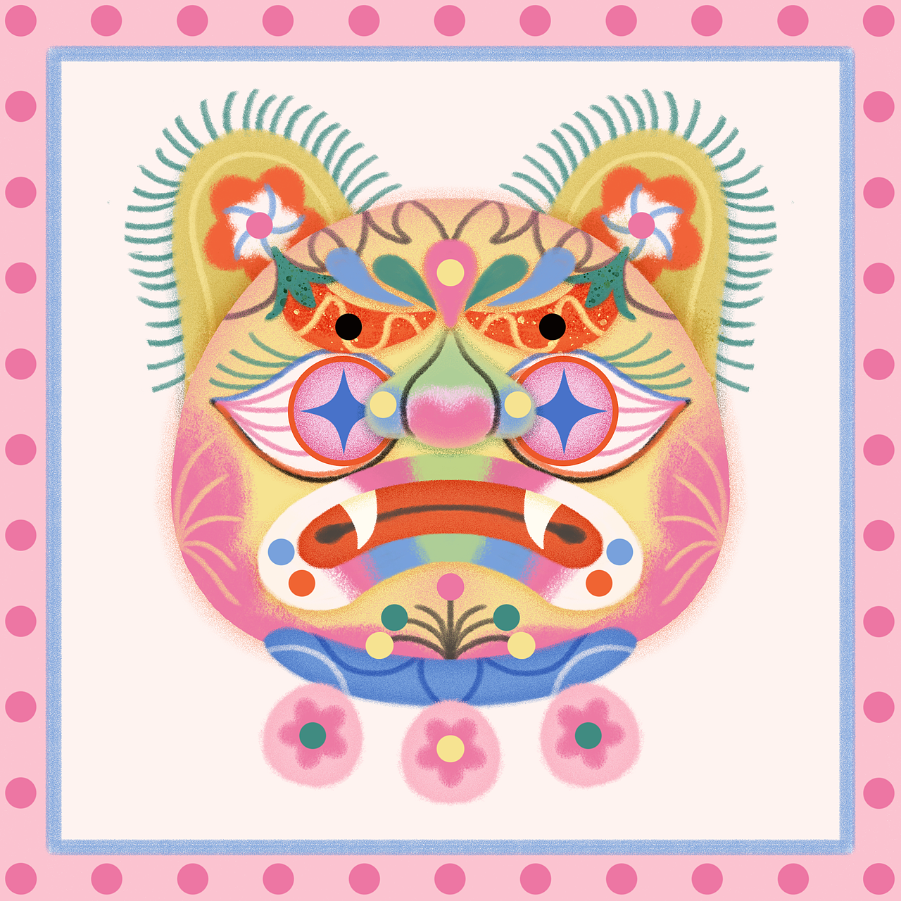 虎頭虎腦（圖ZMzg4ODAzMzc2） - 創(chuàng)作習作 - 站酷設計師貓小燕原創(chuàng)素材 - 站酷ZCOOL