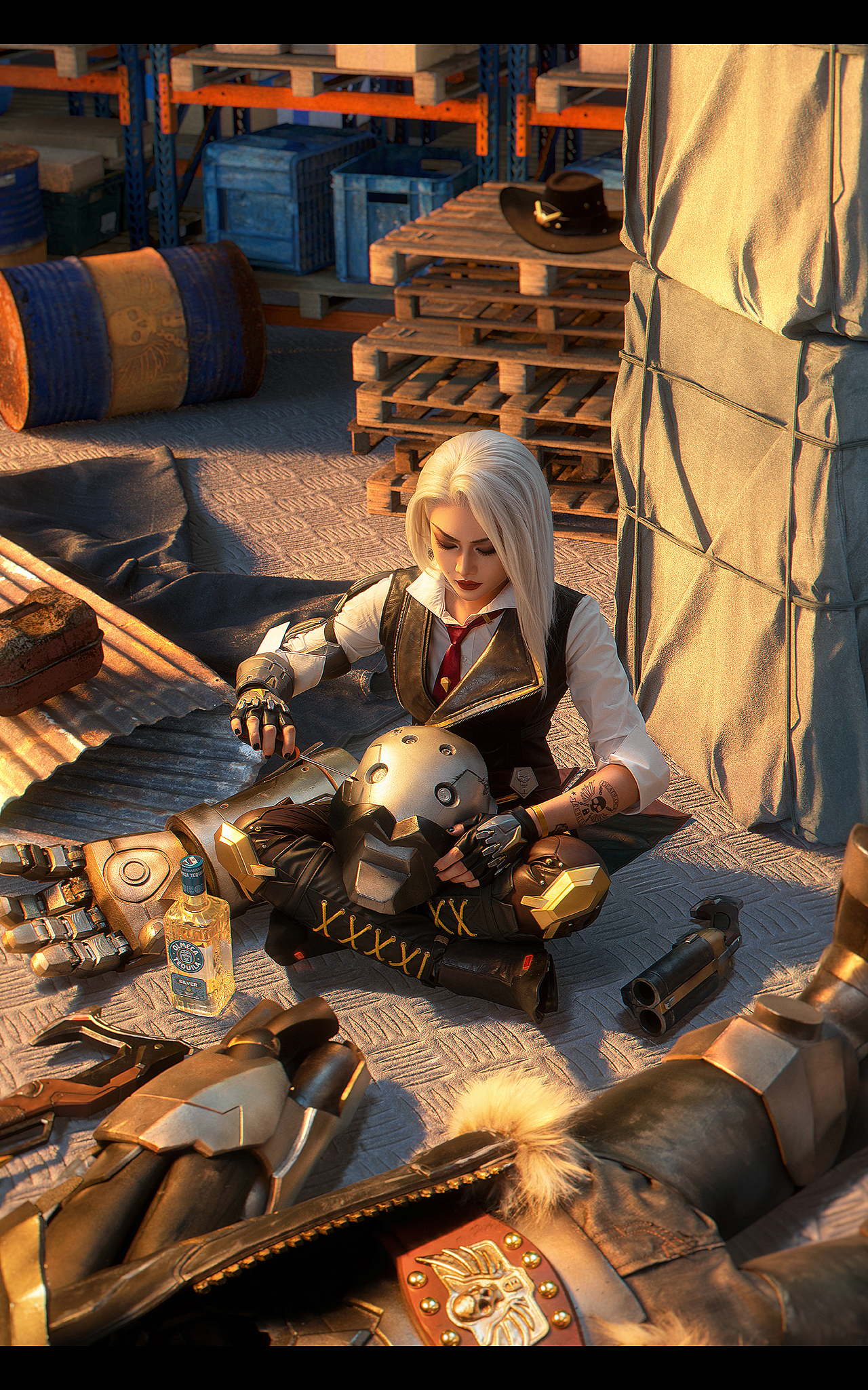 守望先锋 艾什cosplay | 游戏COS摄影合成 |二次元美宣