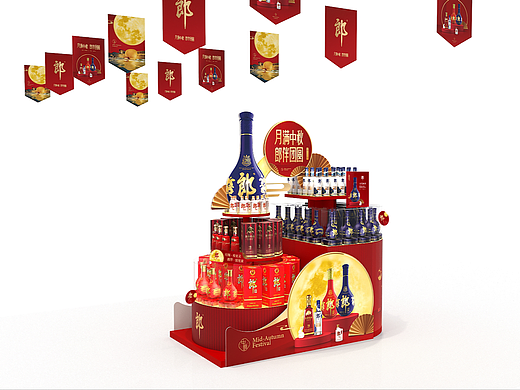 中秋节卖场氛围打造-郎酒