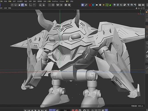 国宝特工二代火龙王（个人主页-ZNzE3MjQ0MDg=） - 人物/生物 - 站酷设计师牢咤c4d原创素材 - 站酷ZCOOL