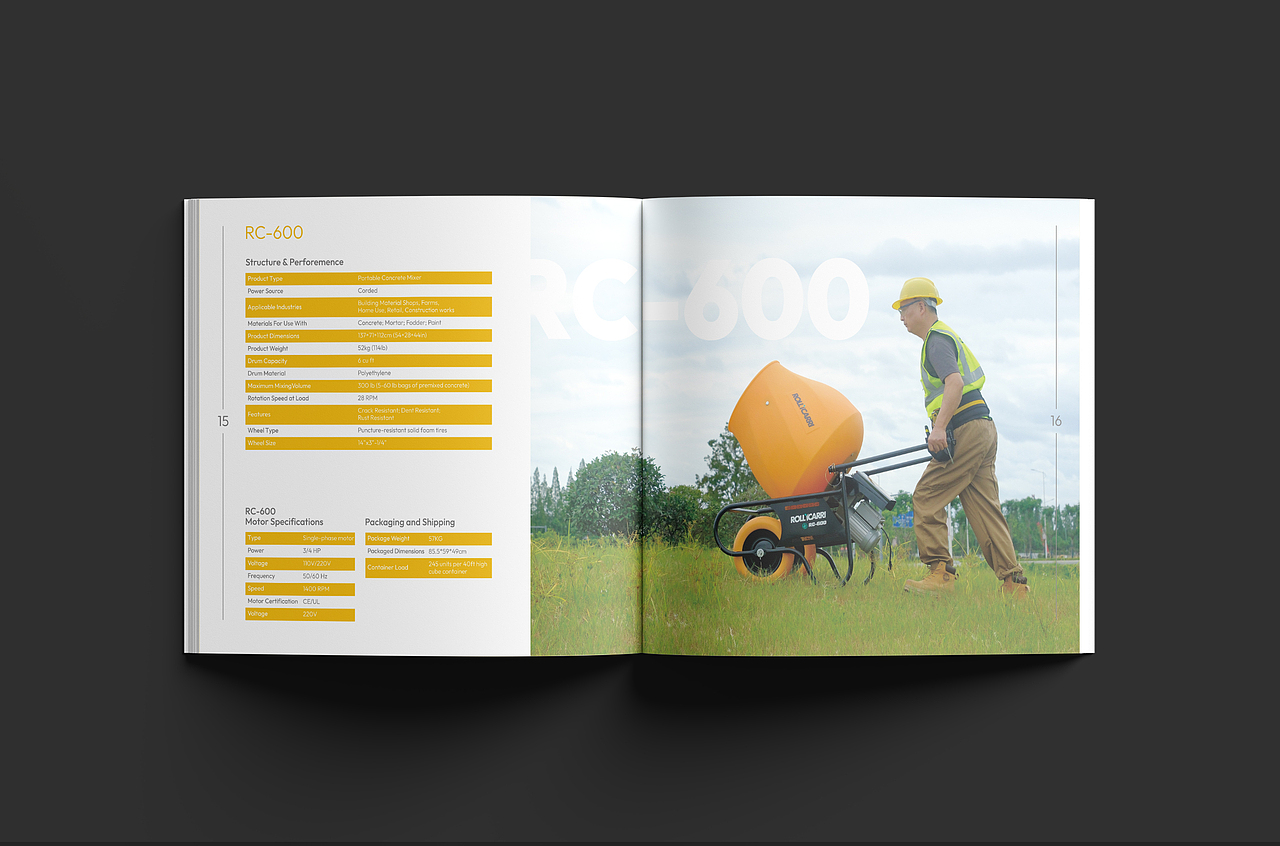 ROLLYCARRI企业产品画册设计