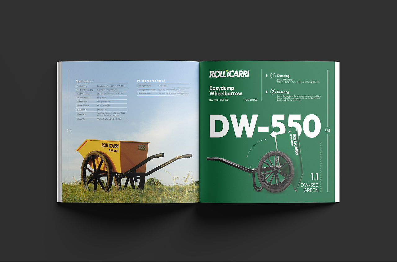ROLLYCARRI企业产品画册设计