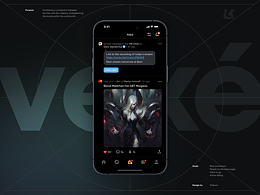 VEKÉ —— 面向玩家的社交媒体移动应用与品牌设计
