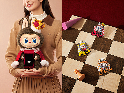 泡泡玛特POPMART | LABUBU THE MONSTERS象棋大冒险