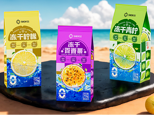 水果冻干包装设计/可授权