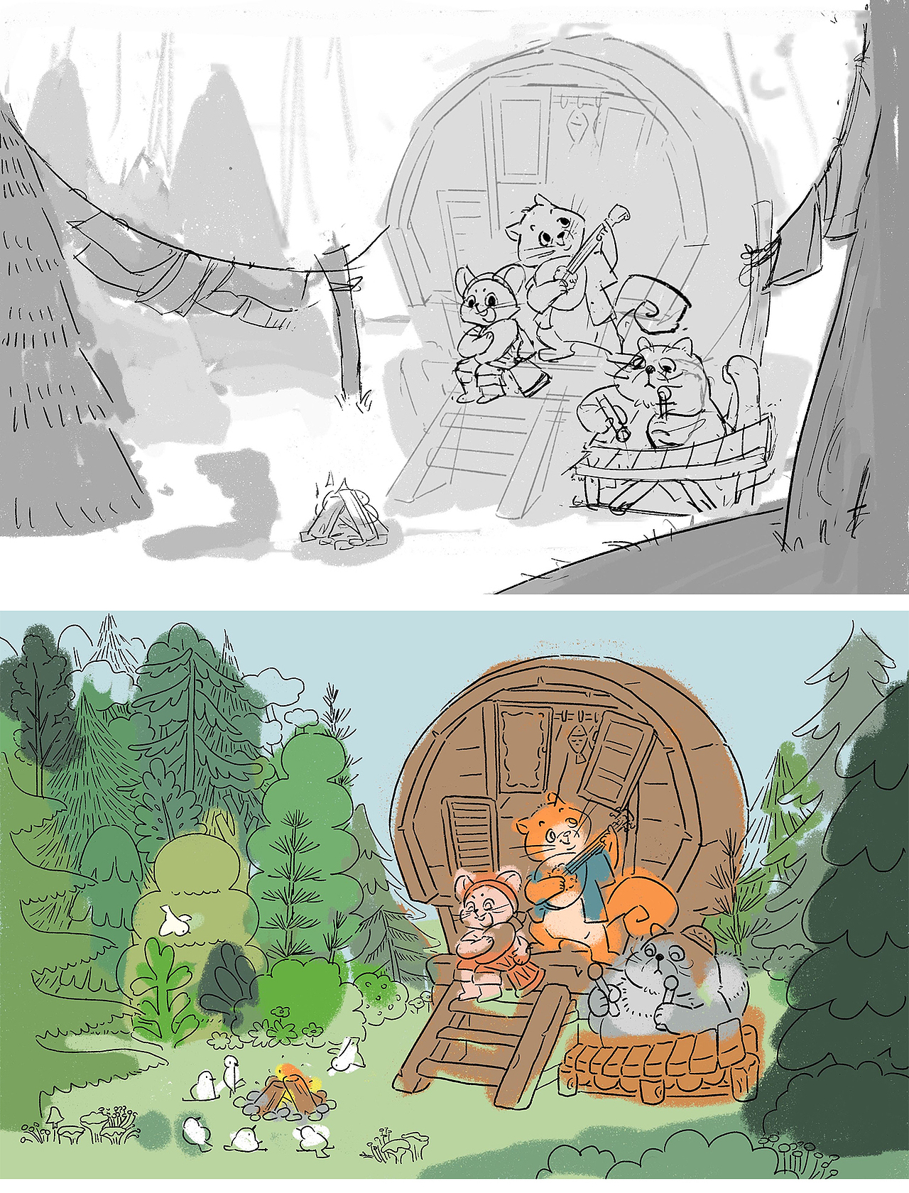 鼠鼠丛林的休闲时间