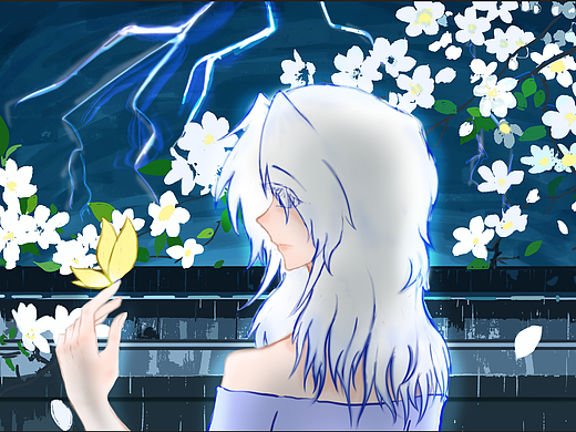 《惊蛰·雷中落花》