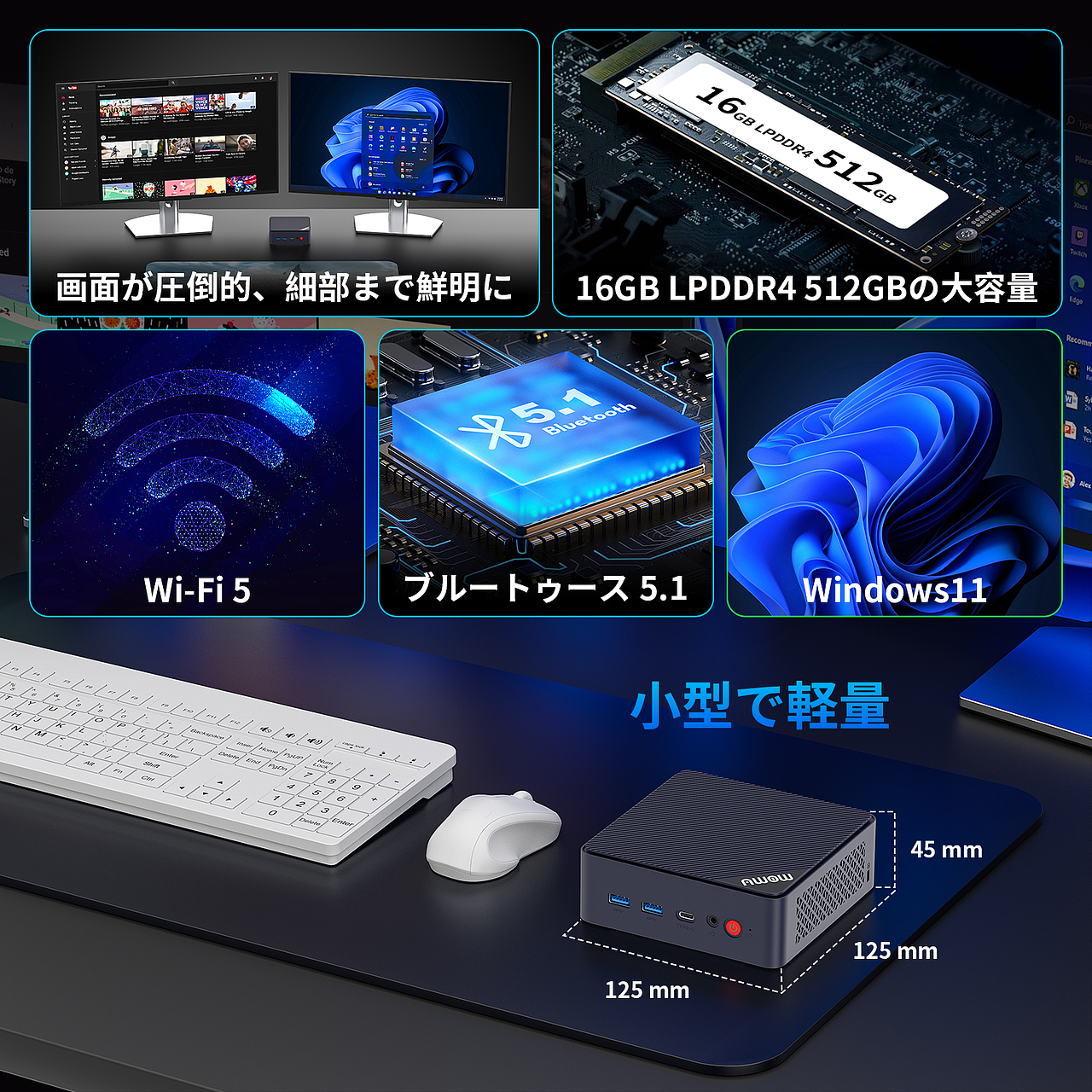 MINIPC-亚马逊主图-高级A+（图ZMzg4ODQ3OTQ0） - 电商 - 站酷设计师Z71205418原创素材 - 站酷ZCOOL
