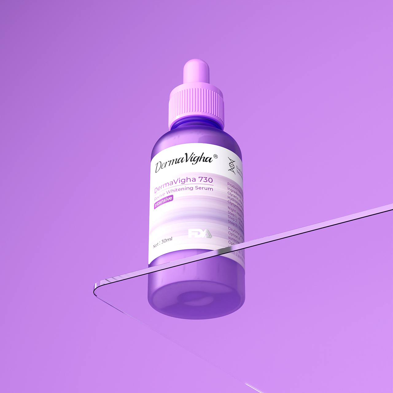 DermaVigha®烟酰胺精华液包装设计