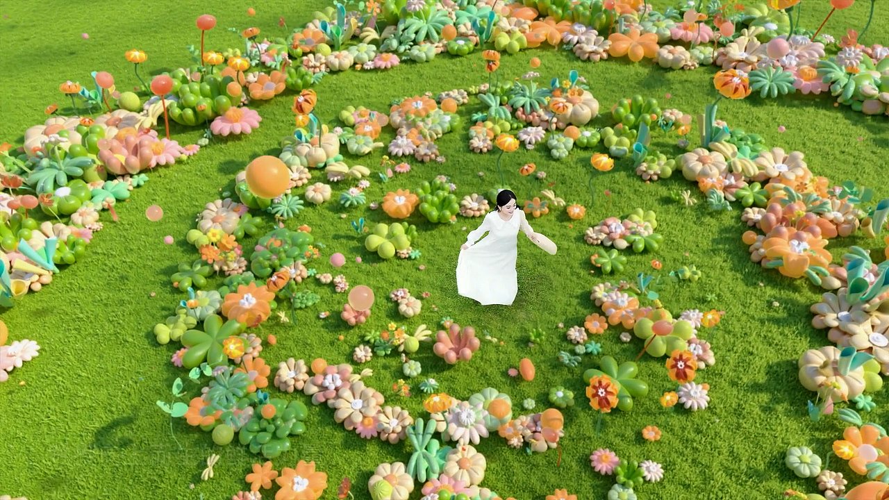 团队完成的三维实景合成的城市宣传片