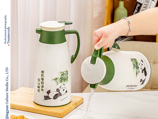 小熊猫保温壶|电商摄影|产品摄影