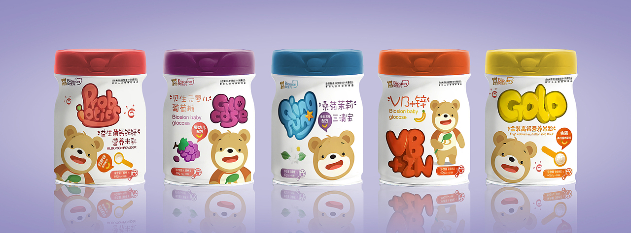 儿童辅食包装设计及ip设计