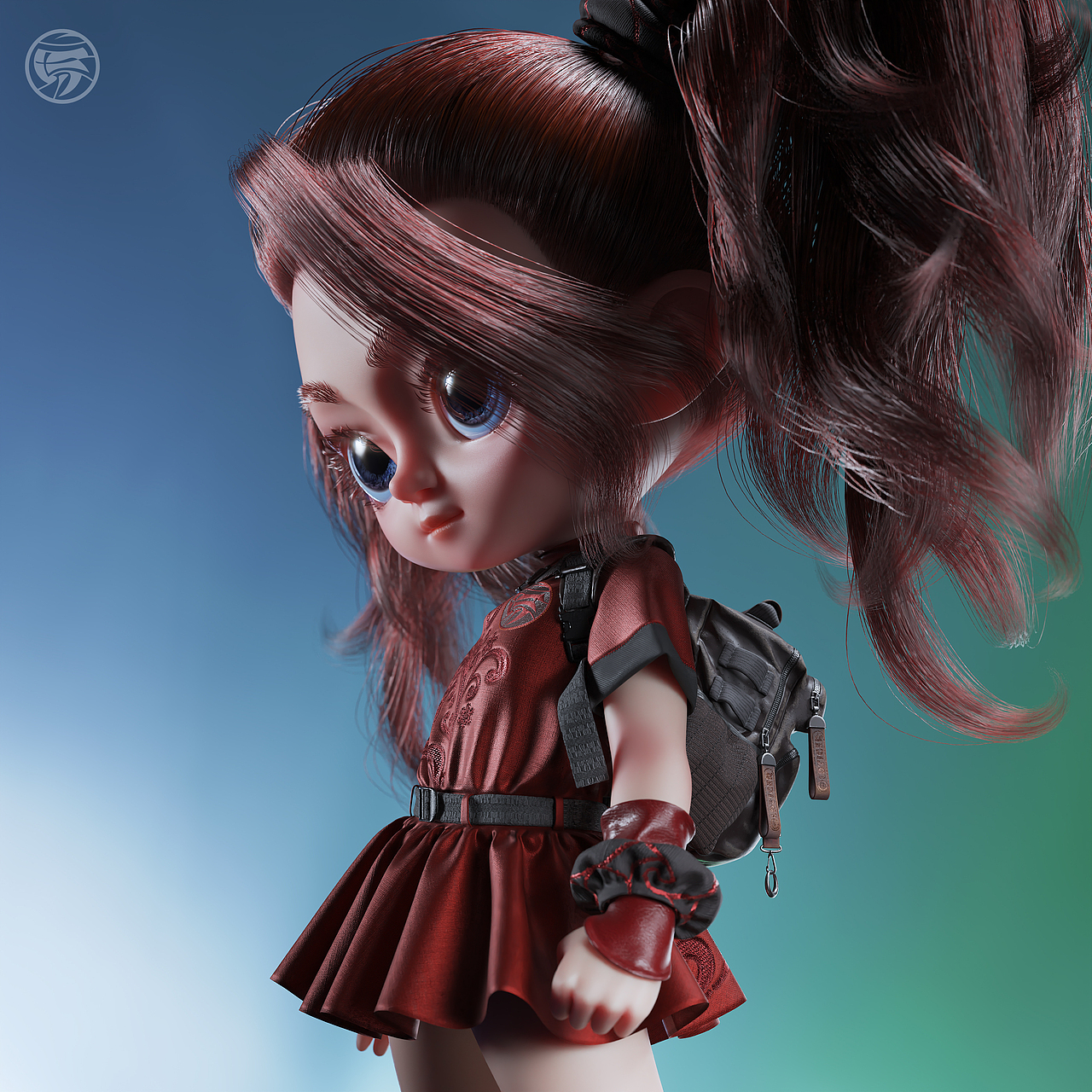 背包小女孩（图ZMzg4ODczMDEy） - 人物/生物 - 站酷设计师老虎子原创素材 - 站酷ZCOOL