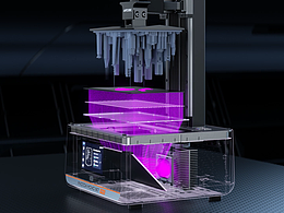 14K光固化3D打印机|产品渲染视频【科技/速度】