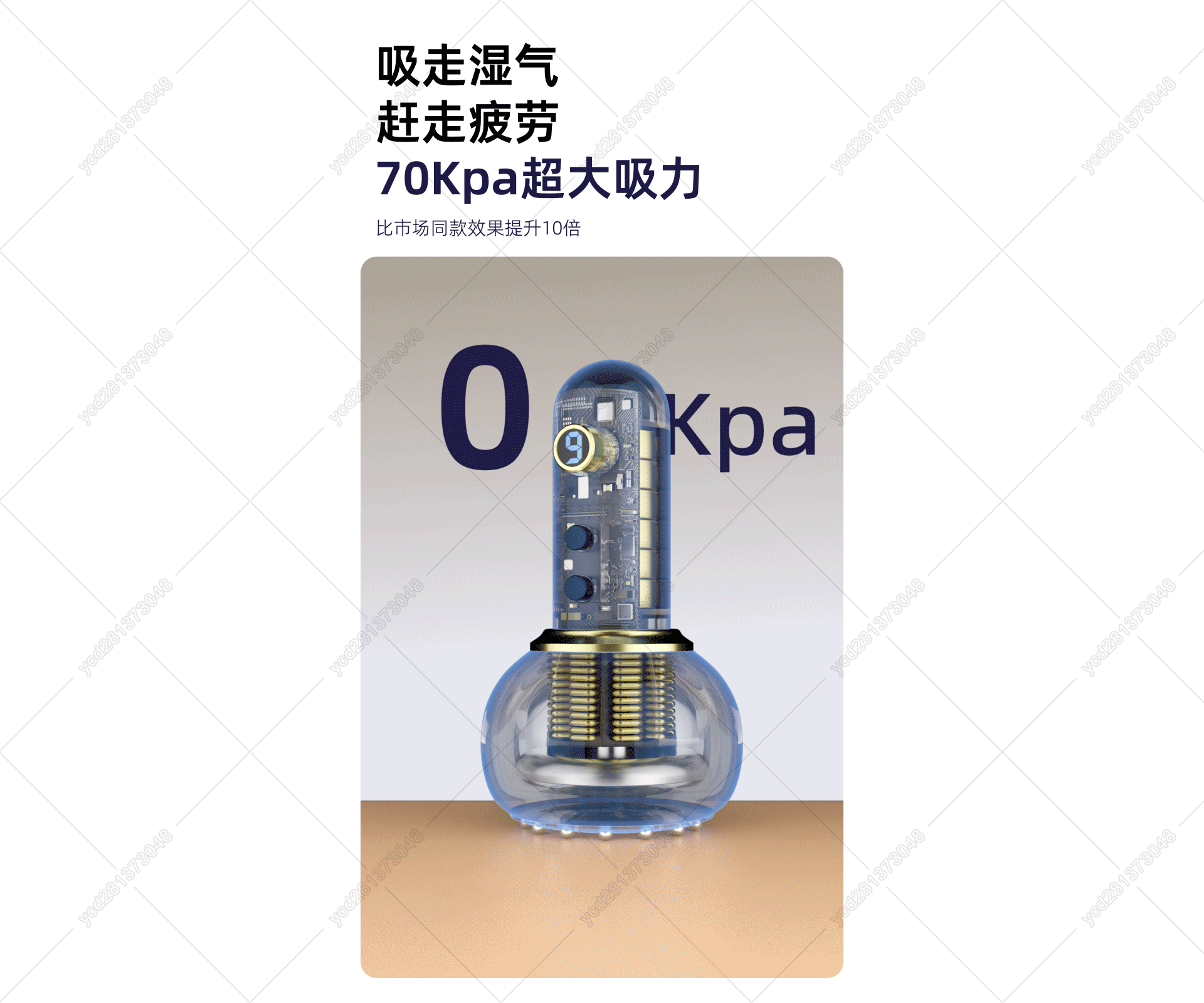 AIGC助力x智能刮痧仪-详情视觉