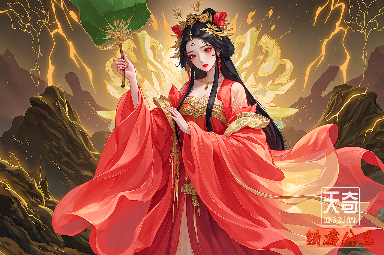 西游记-女妖精(AI创作)（图ZMzg4ODg2ODAw） - IP形象 - 站酷设计师dingzuhan原创素材 - 站酷ZCOOL