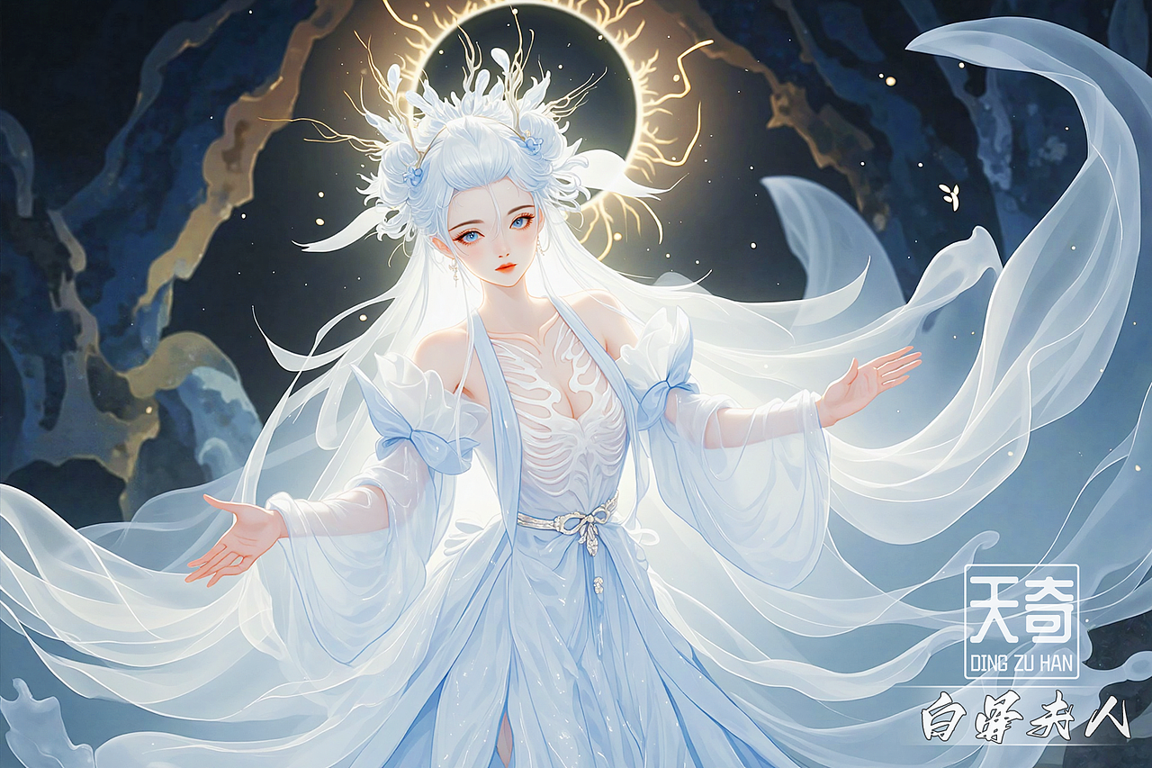 西游记-女妖精(AI创作)（图ZMzg4ODg2ODI4） - IP形象 - 站酷设计师dingzuhan原创素材 - 站酷ZCOOL