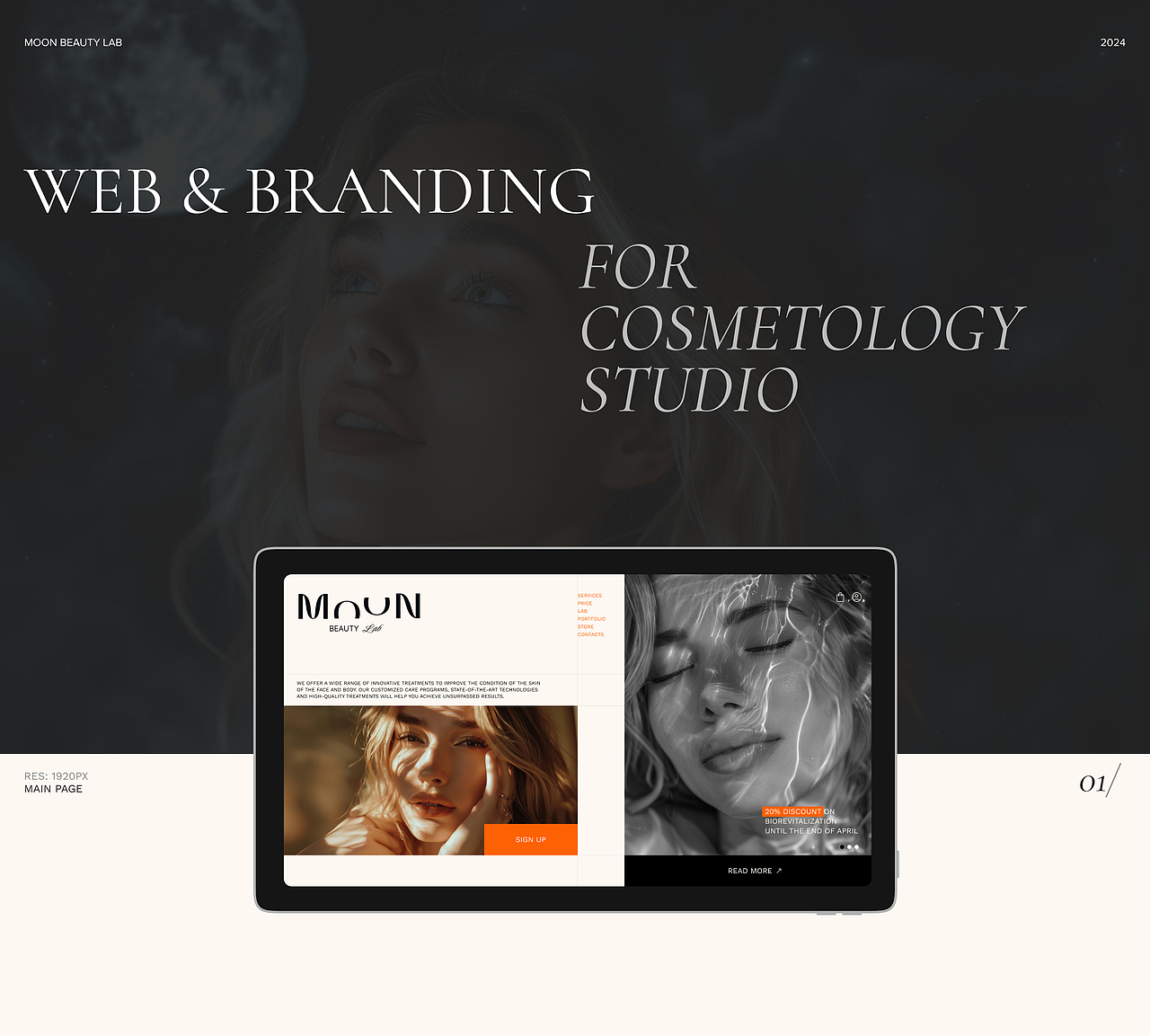 美容工作室网站与品牌设计（图ZMzg4ODg3NjY4） - 电商 - 站酷设计师18911lab原创素材 - 站酷ZCOOL