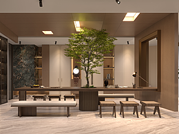 木作展厅-效果图