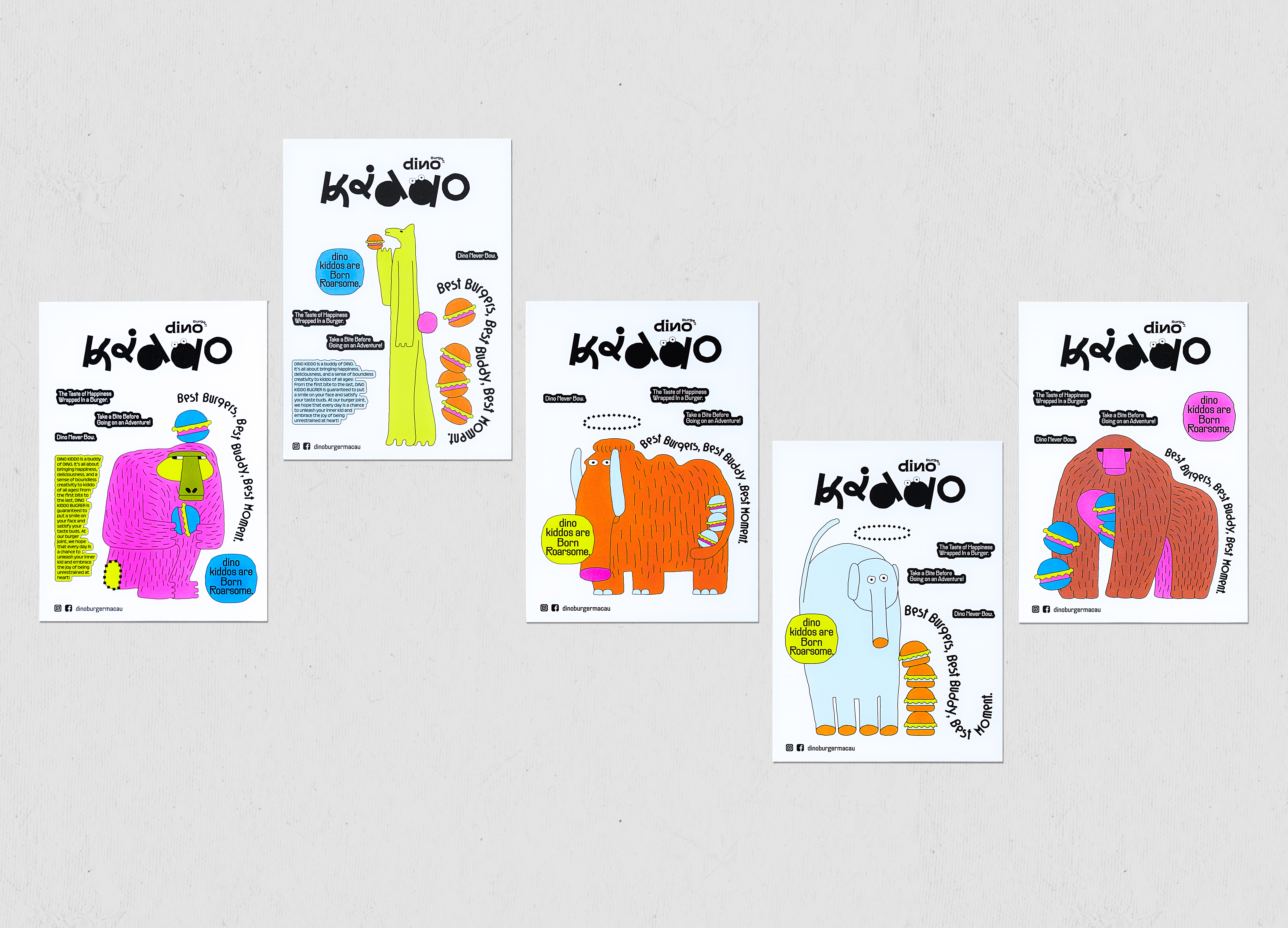 不只是汉堡,是童年的小宇宙-DINO KIDDO 品牌设计|365天的好设计NO.69