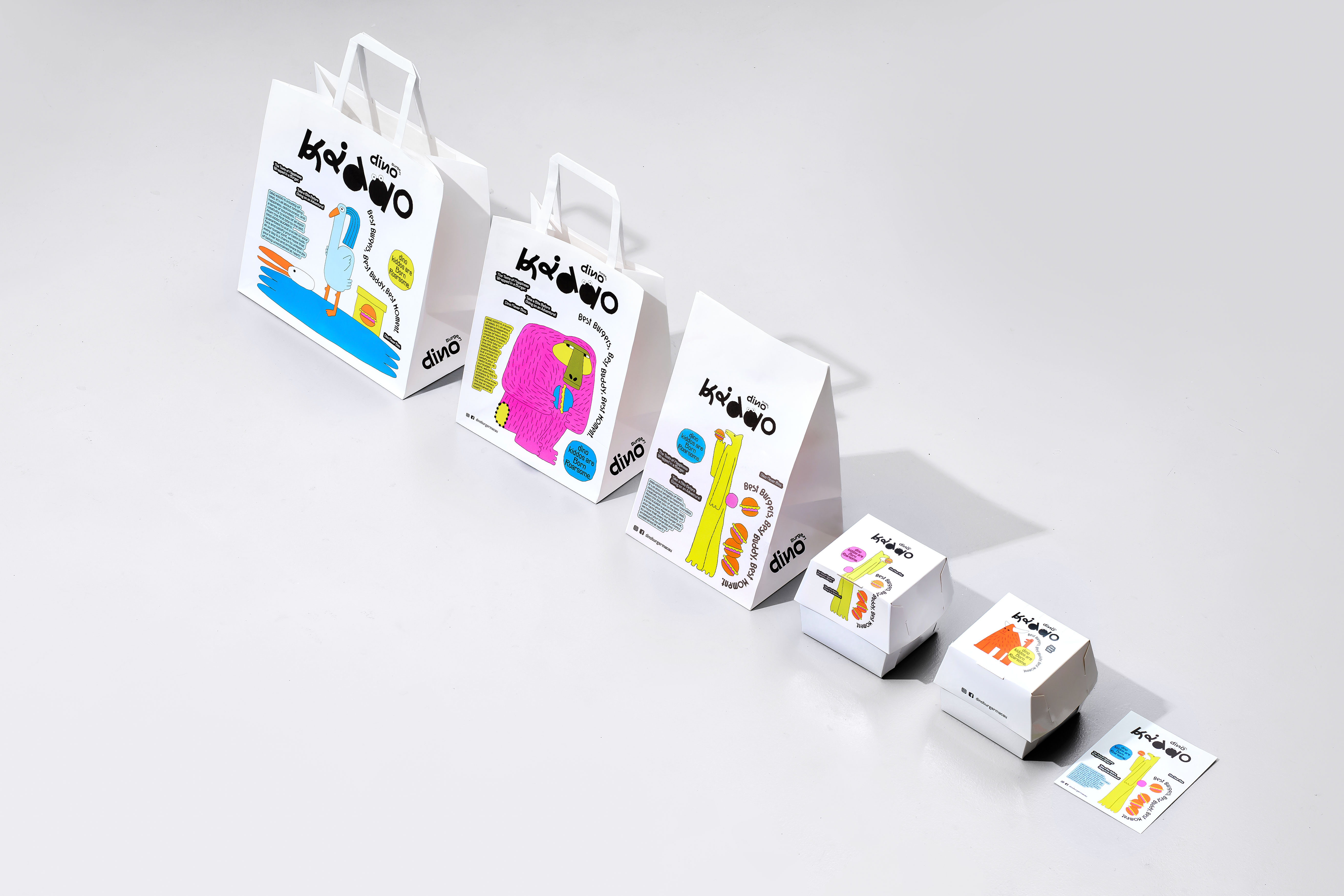 不只是汉堡,是童年的小宇宙-DINO KIDDO 品牌设计|365天的好设计NO.69