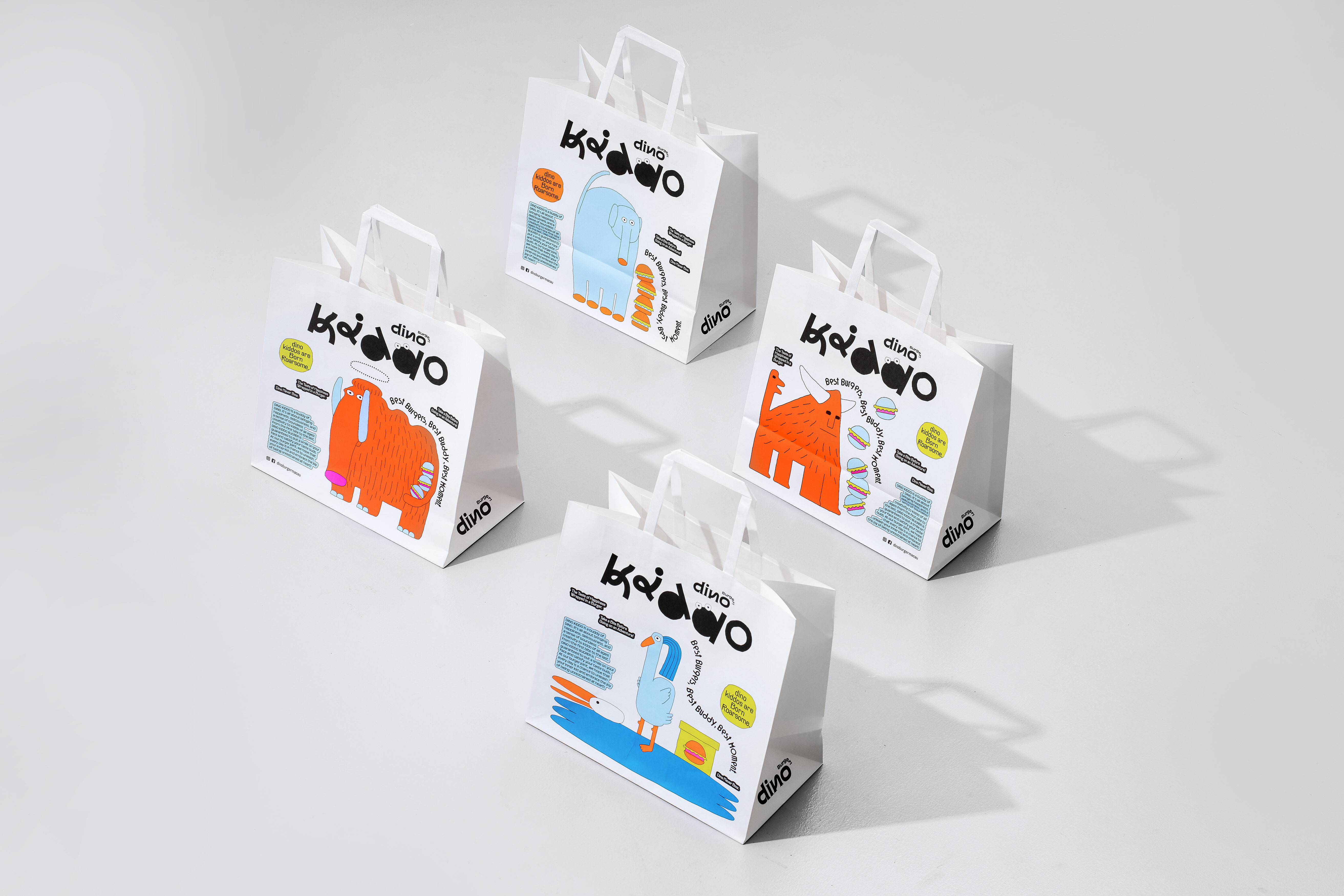 不只是汉堡,是童年的小宇宙-DINO KIDDO 品牌设计|365天的好设计NO.69