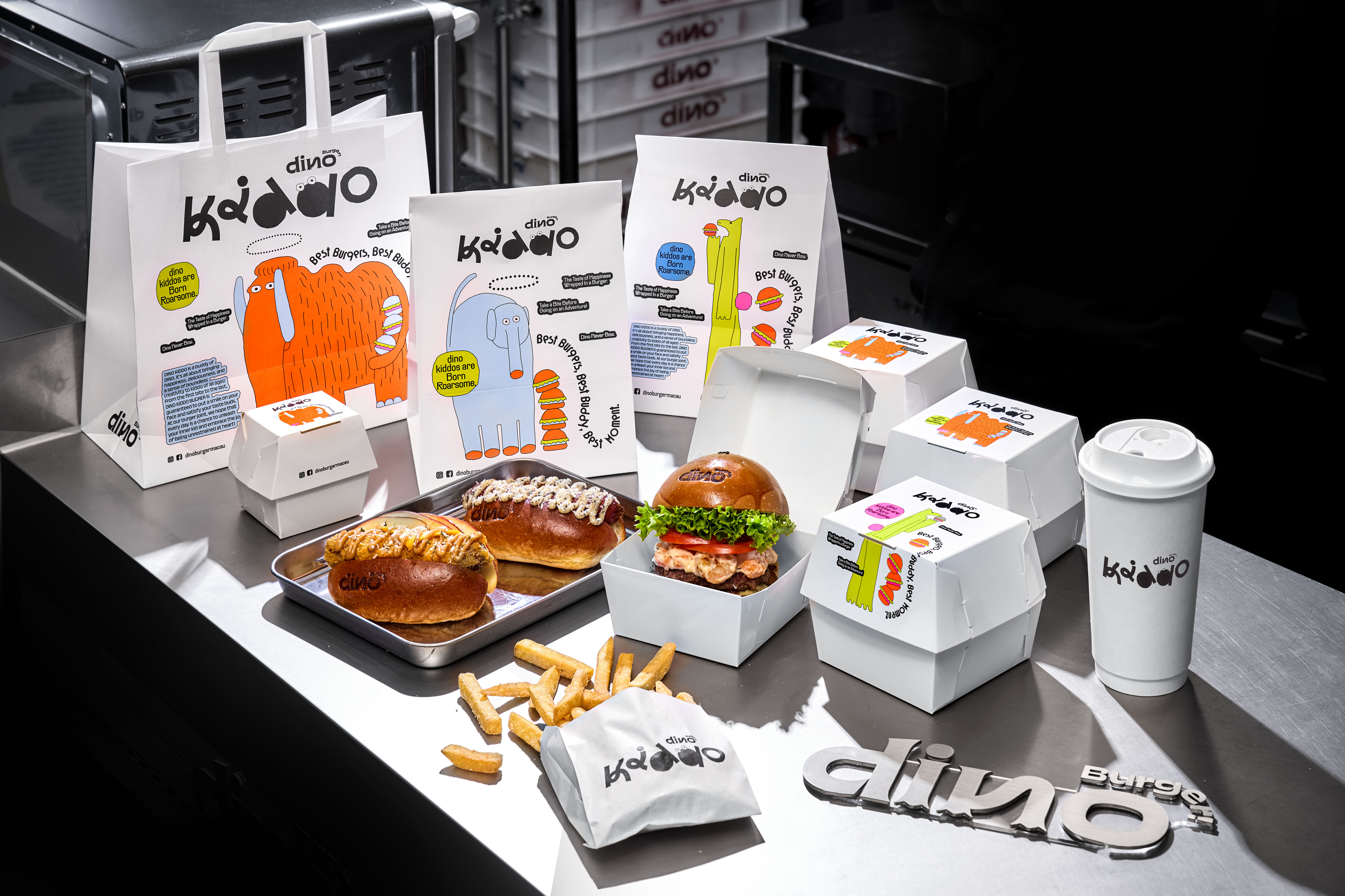 不只是汉堡,是童年的小宇宙-DINO KIDDO 品牌设计|365天的好设计NO.69