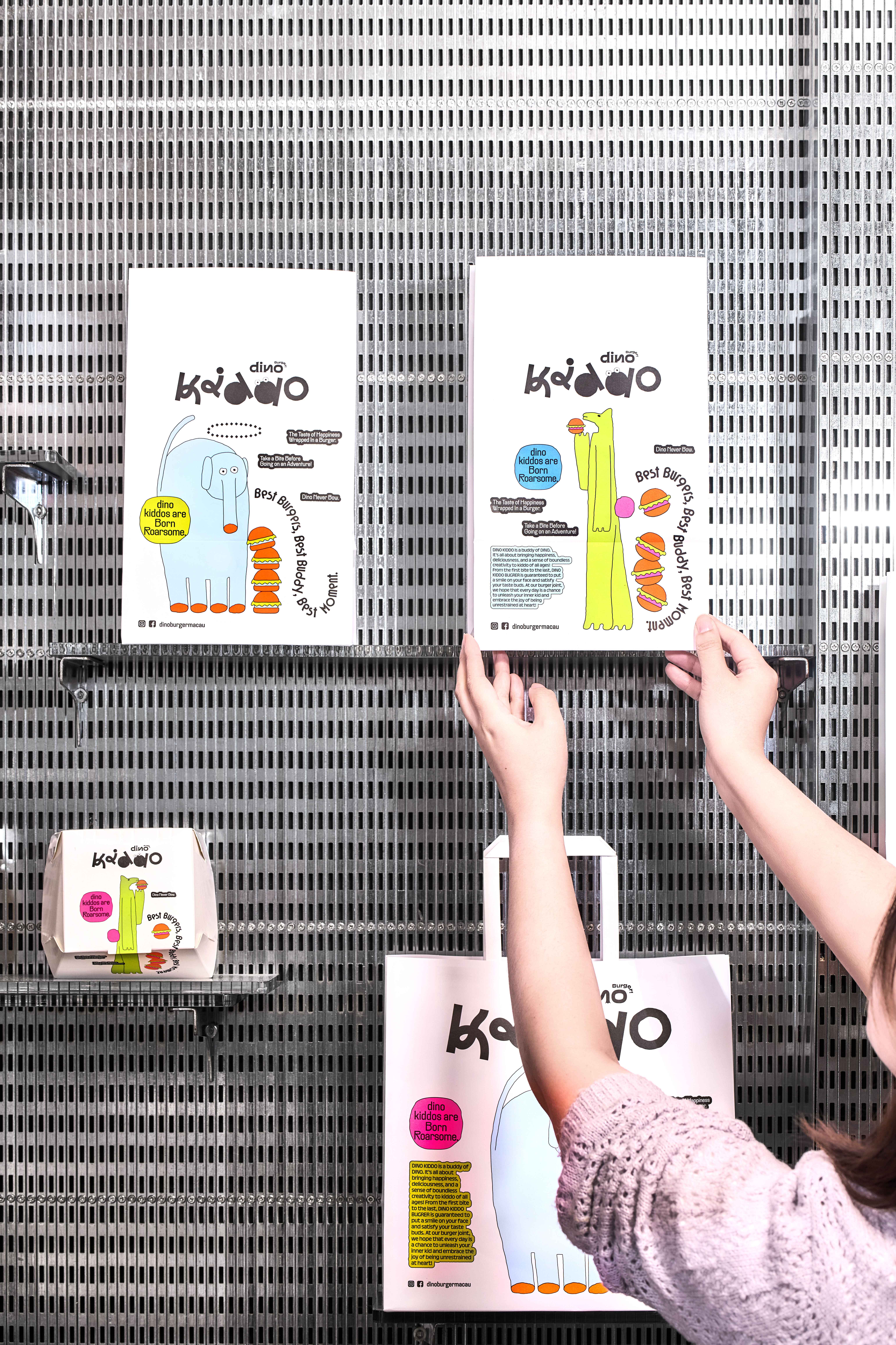 不只是汉堡,是童年的小宇宙-DINO KIDDO 品牌设计|365天的好设计NO.69