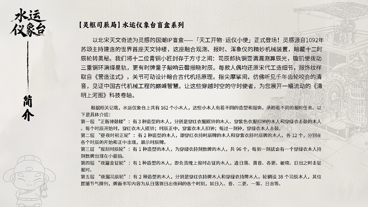 水运仪象台IP形象设计